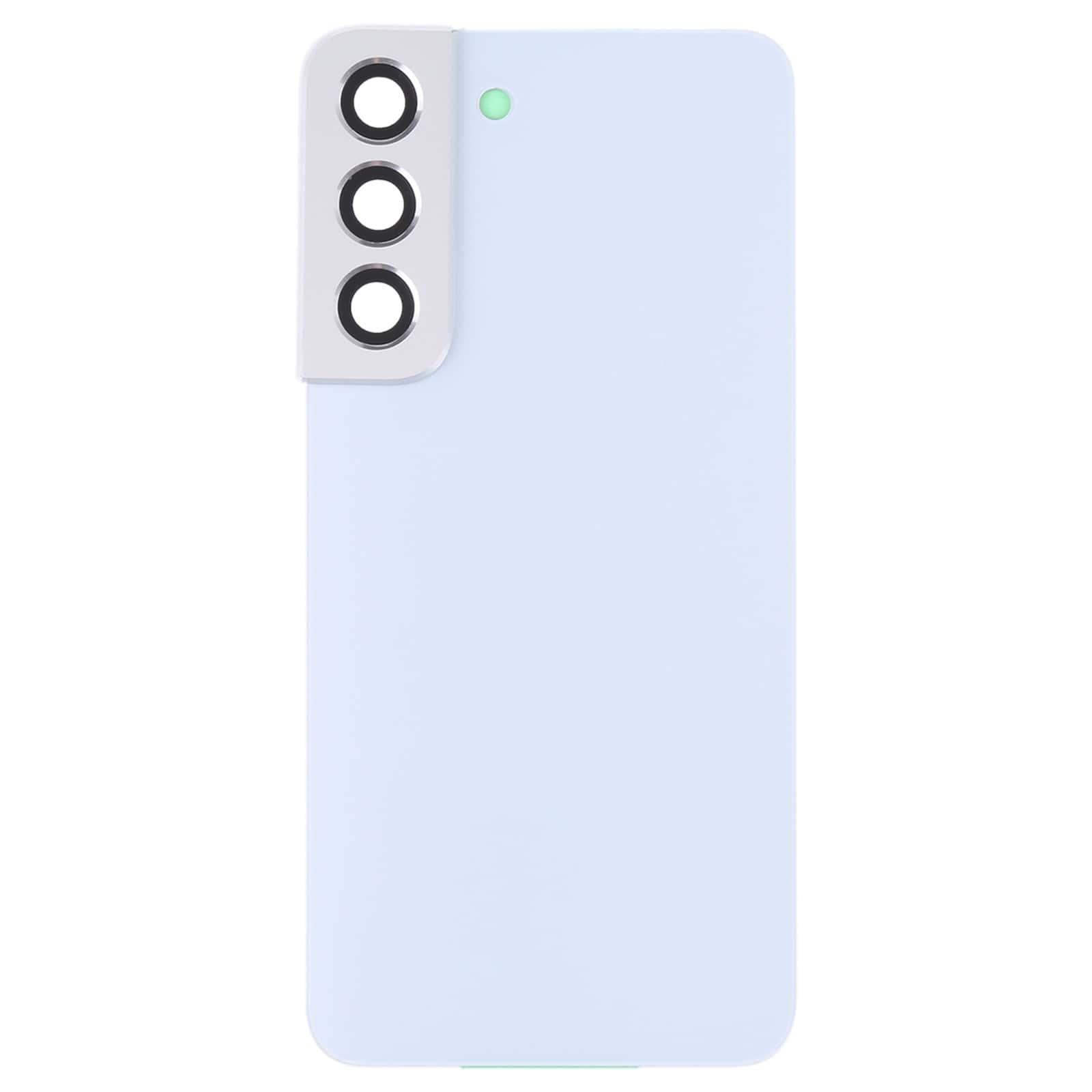 Back Glass Panel for Samsung Galaxy S22 5G SM-S901B White with Camera Lens - EGFix Back Glass Panel for Samsung Galaxy S22 5G SM-S901B White with Camera Lens - EGFix